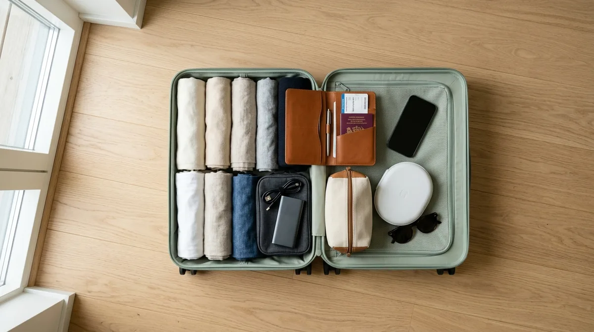 Liste pour faire sa valise : les essentiels par catégorie