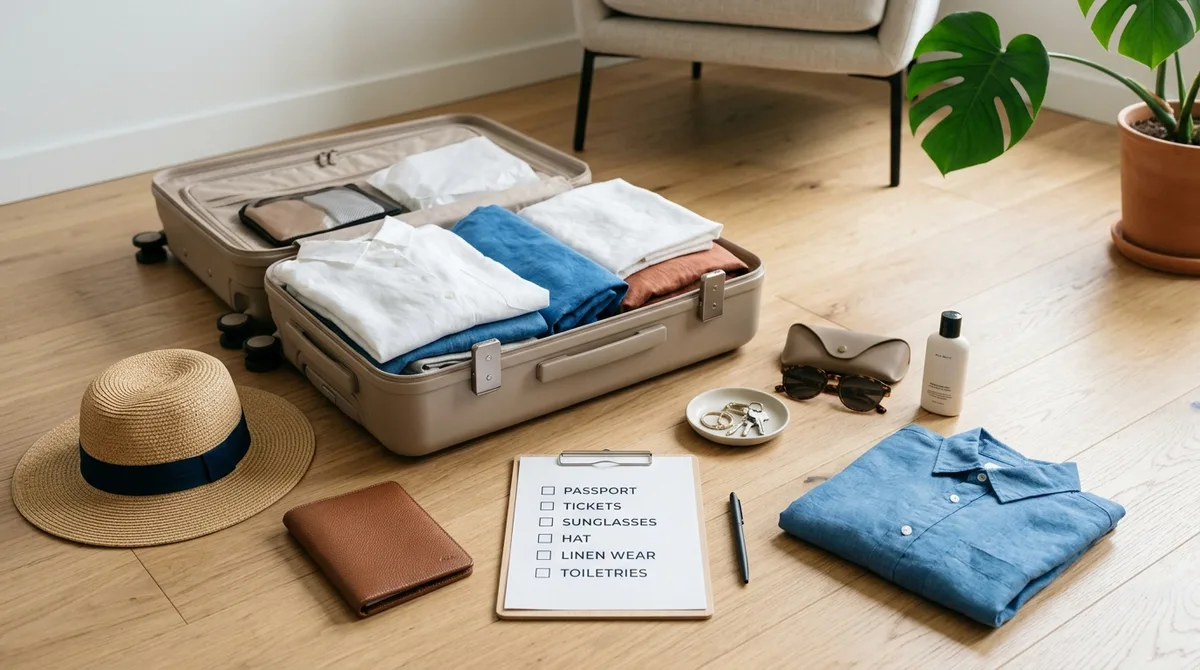 Liste de vacances été à imprimer : check-list complète par catégorie