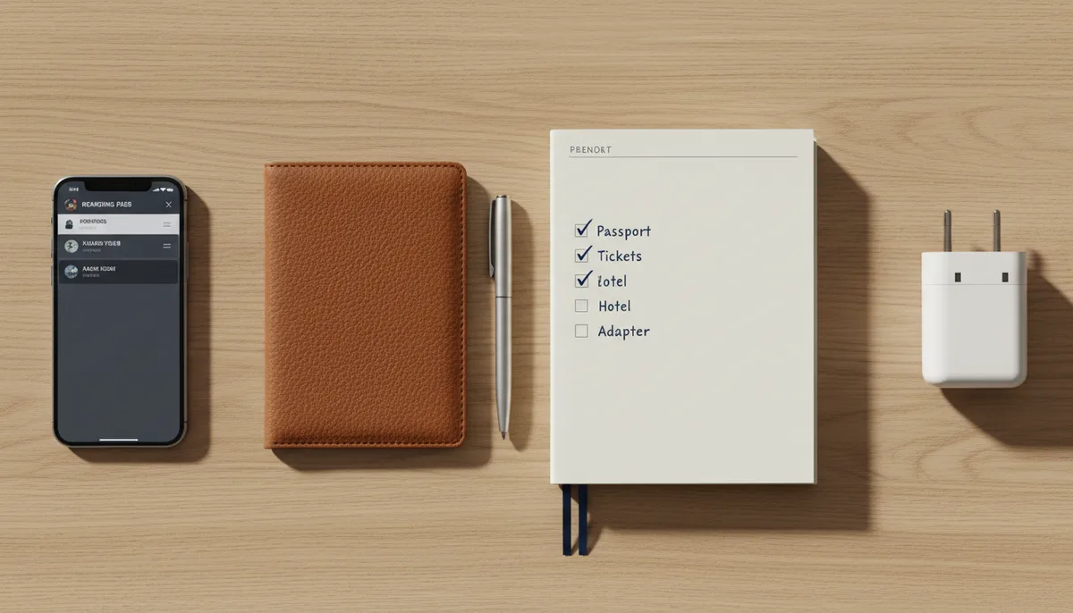 Checklist voyage : la liste complète pour ne rien oublier