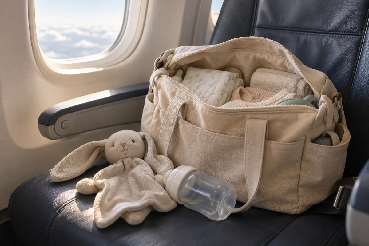 Voyager en avion avec un bébé : préparer le vol sans stress